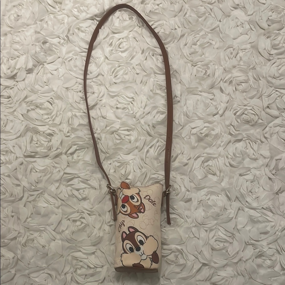 Disney Cream and Brown Crossbody Bag with Bohemian Flair